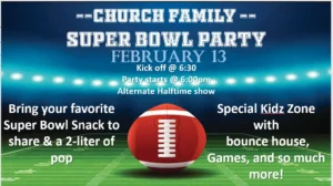 super bowl church party