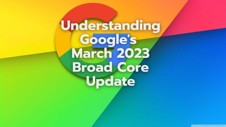google march 2023 core update