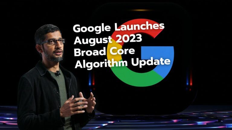google august 2023 broad core algorithm update